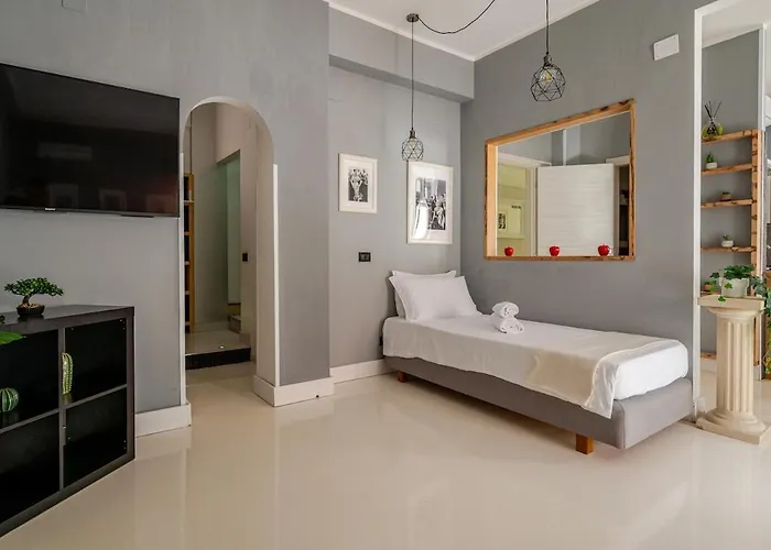 3 In Centro Citta Con Vista Mare, Doccia Cromoterapia & Netflix Gratuito *