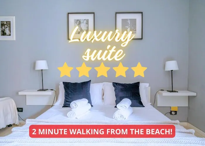 3 In Centro Citta Con Vista Mare, Doccia Cromoterapia & Netflix Gratuito